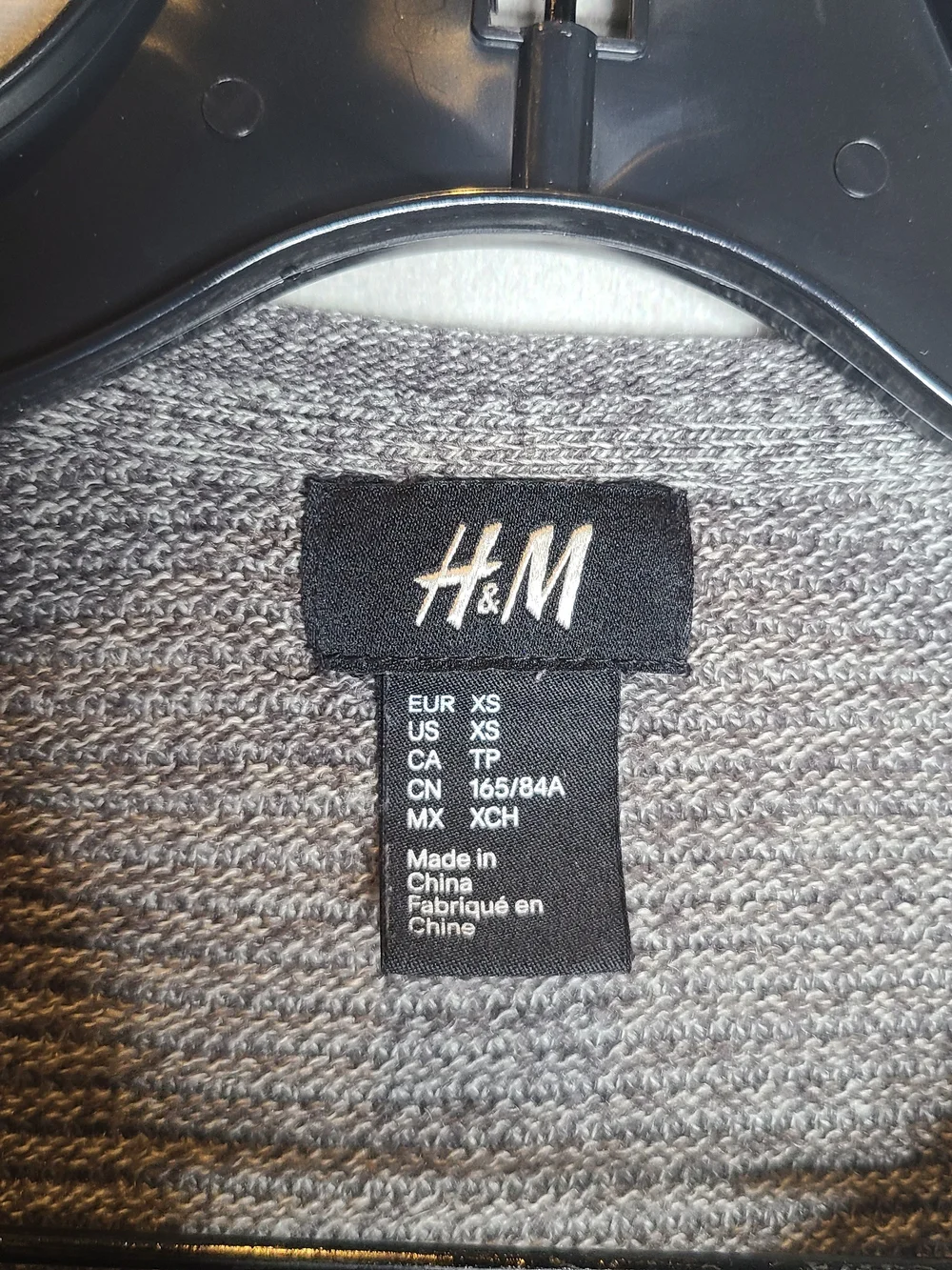 H&M Men's Heather Gray Crewneck Knit Sweater